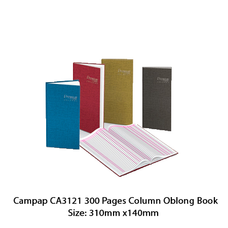 CAMPAP CA3121 300PGS COLUMN OBLONG BOOK #