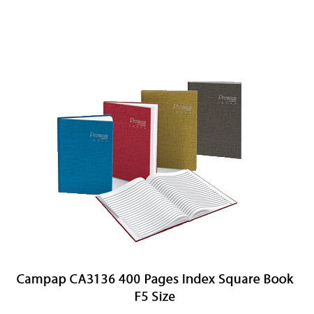 CAMPAP CA3136 400PGS INDEX SQ BOOK #