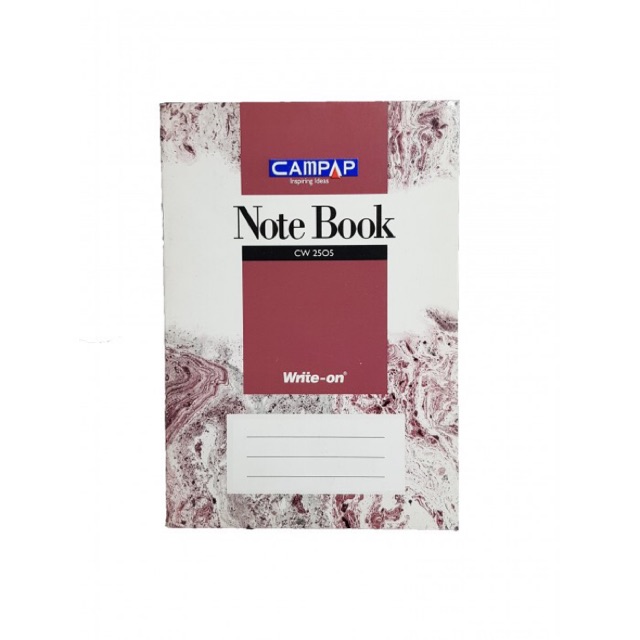 CAMPAP CW2505 A6 80PGS NOTE BOOK