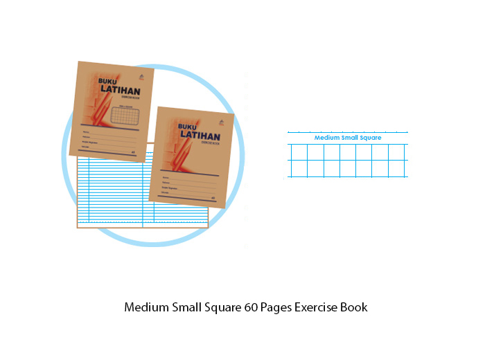 60PGS MEDIUM SQUARE EX BOOK