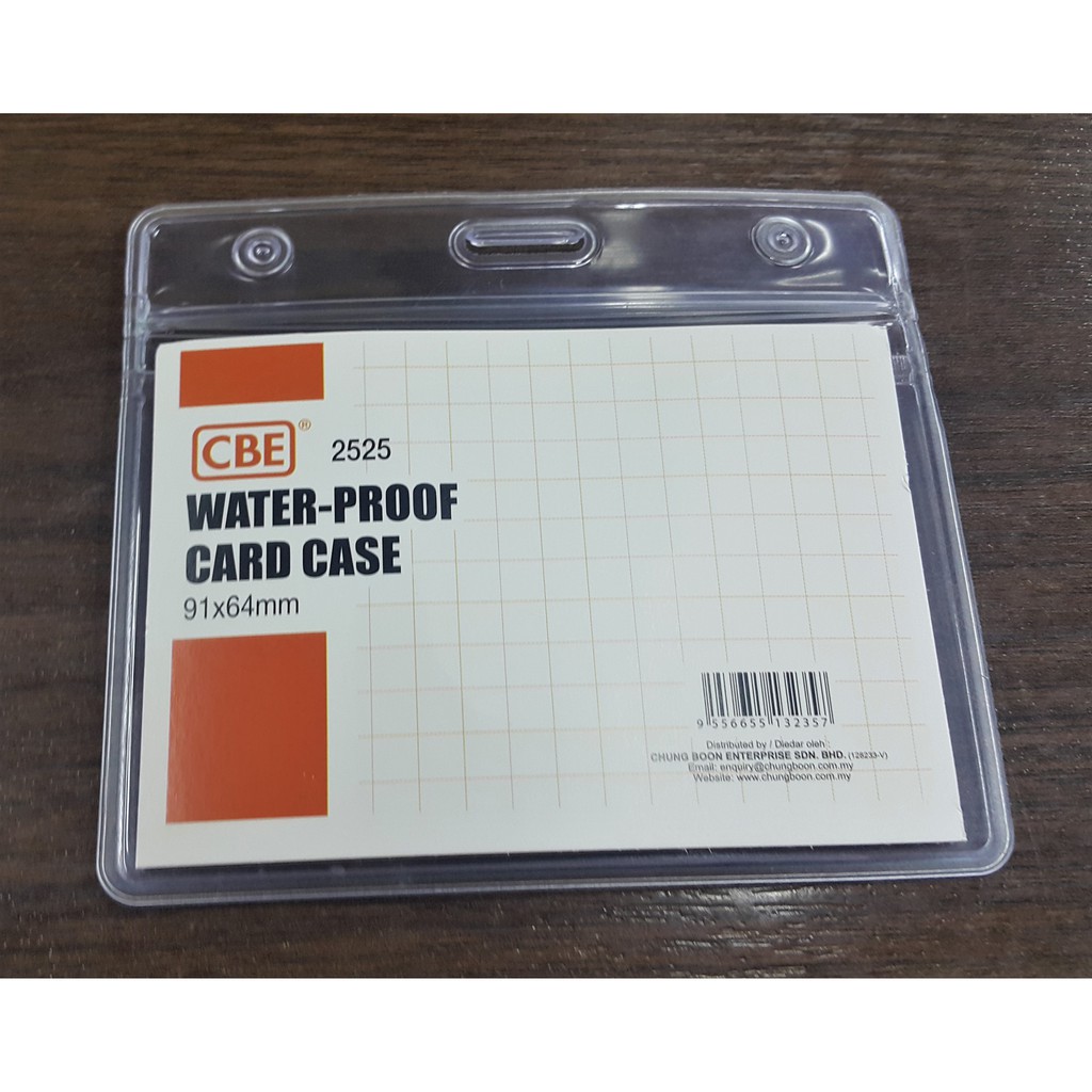 CBE 2525 WATER-PROOF CARD CASE 91MM X 64MM