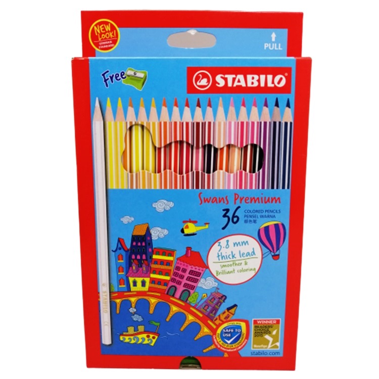 STABILO 1868B 36C COLOUR PENCIL (L) 