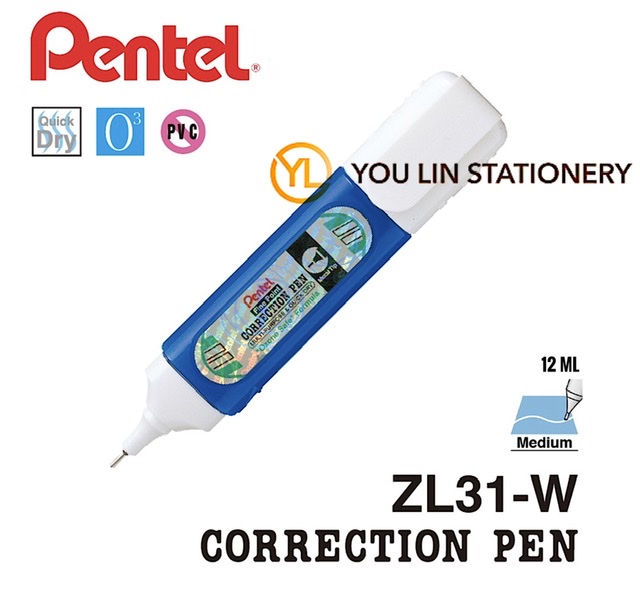 PENTEL ZL31-W CORRECTION PEN 12ML