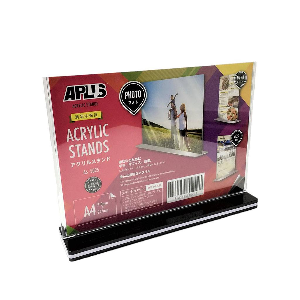 APLUS AS-5025 A4 ACRYLIC STAND - HORIZONTAL *