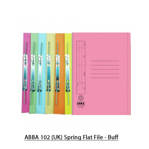 ABBA 102 (UK) SPRING FLAT FILE - BUFF (AB20624) #