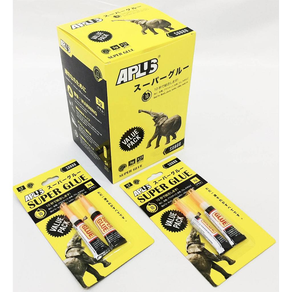 APLUS SG888 3G X 2PCS SUPER GLUE