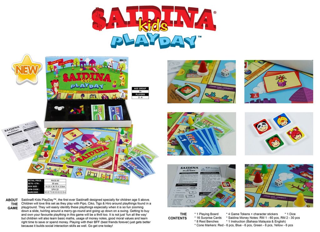 SAIDINA - KIDS PLAYDAY (SPM20) !!
