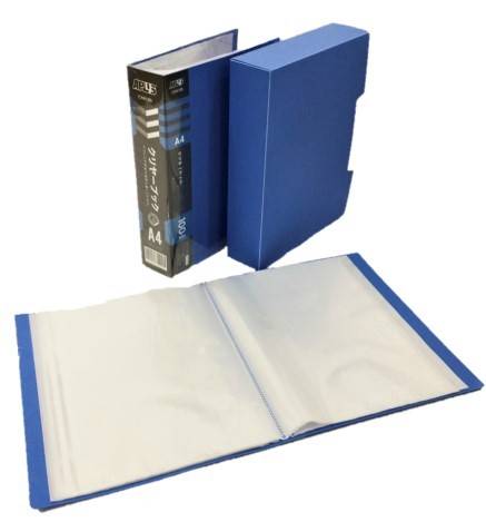 APLUS CH-4100 A4 CLEAR BOOK 100'S 
