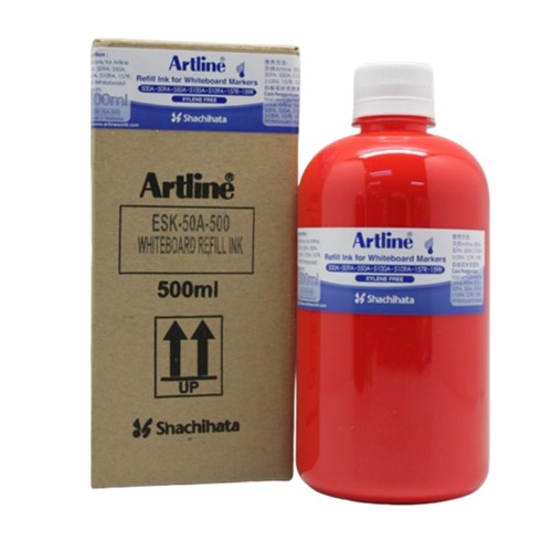 ARTLINE ESK50A-500 WHITEBOARD INK 500C.C. - RED !!