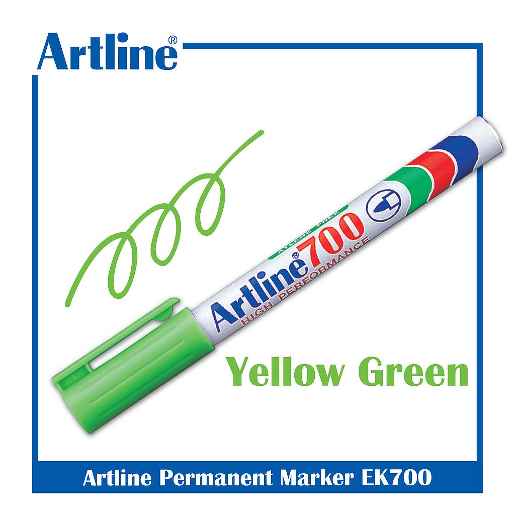 ARTLINE 700 0.7mm MARKER PEN - Y/GREEN !!