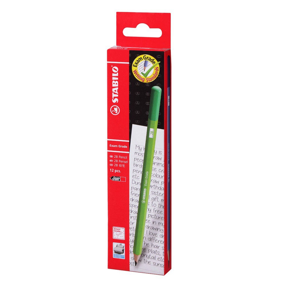 STABILO 288G/12 2B EXAM GRADE PENCIL 12'S/BOX !!