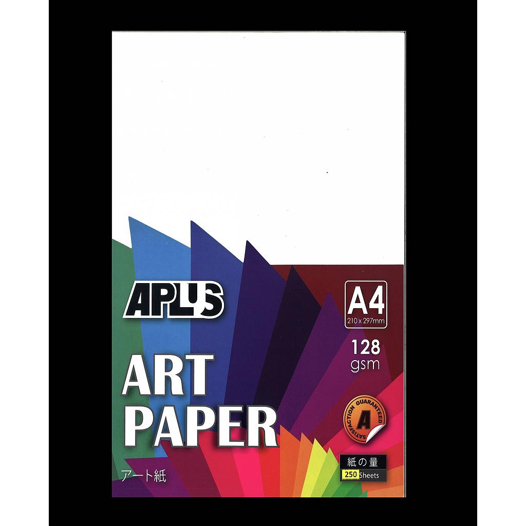 APLUS A4 128GM ART PAPER 250'S *