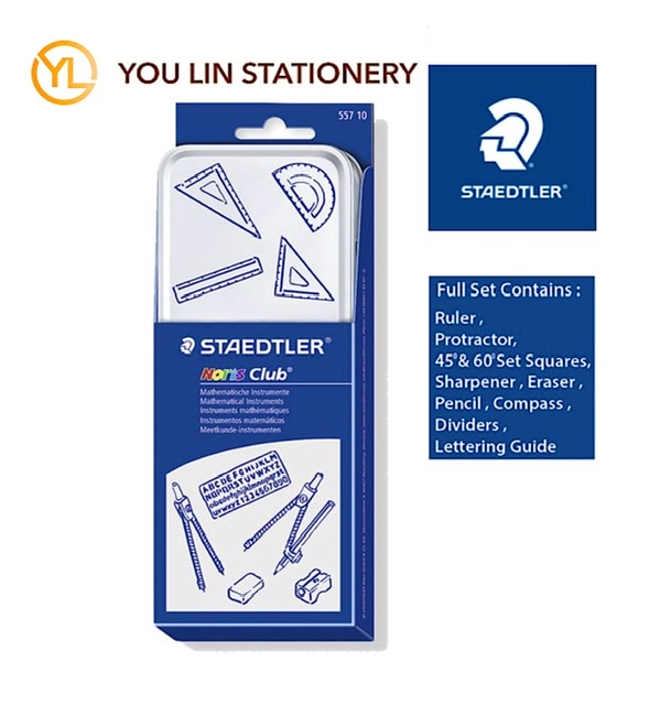 STAEDTLER 557 10 MATH INSTRMENTS !!