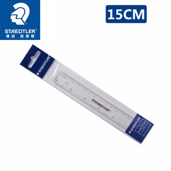 STAEDTLER 562 15PB PLASTIC RULER 15CM IN PB !!