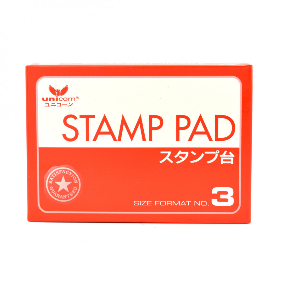 UNICORN NO. 3 STAMP PAD - RED 