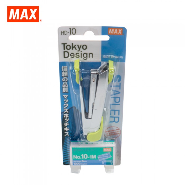 MAX HD-10K STAPLER + NO.10-1M - LIGHT GREEN