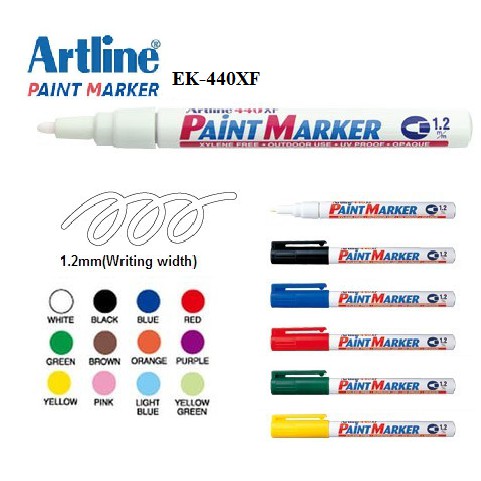 ARTLINE 440XF 1.2mm PAINT MARKER - ORANGE !!