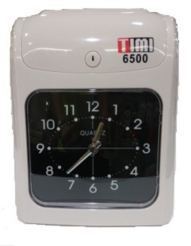 TIMI 6500A ELECTRONIC TIME RECORDER - ANALOG 