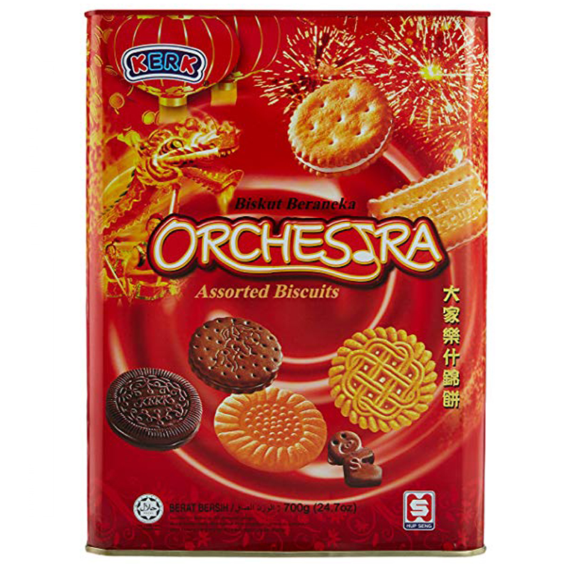 HUP SENG ORCHESTRA ASSORTED BISCUIT (KERK) - 600G