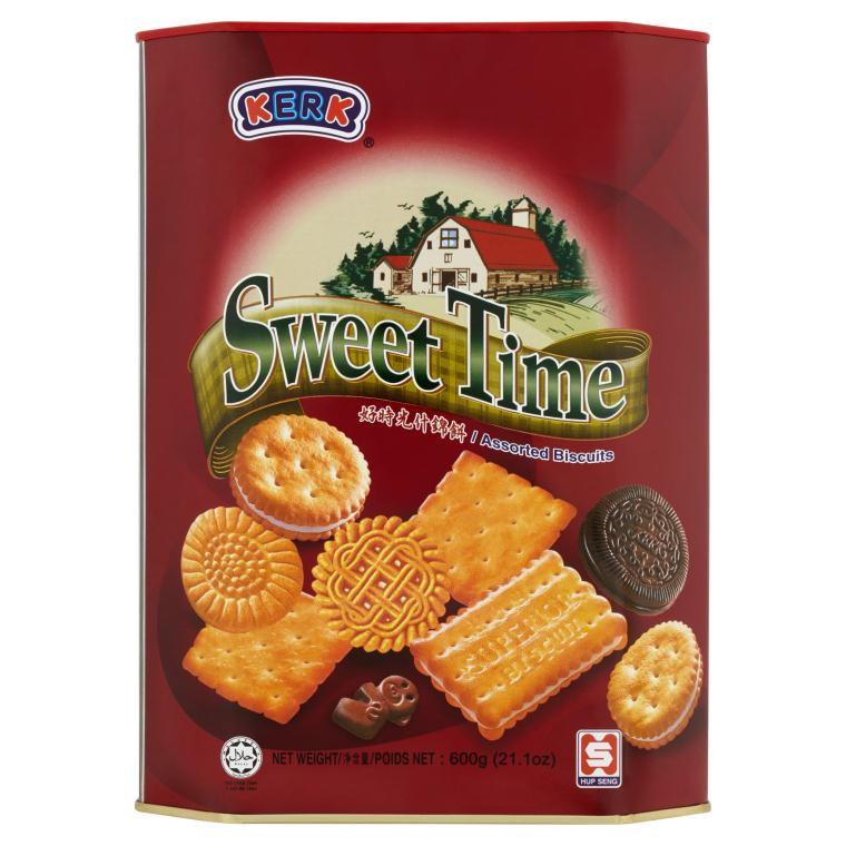 KERK HUP SENG SWEET TIME ASSORTED BISCUIT 600G