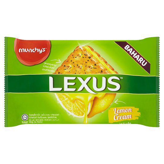 LEXUS 190G BISCUITS - LEMON CREAM