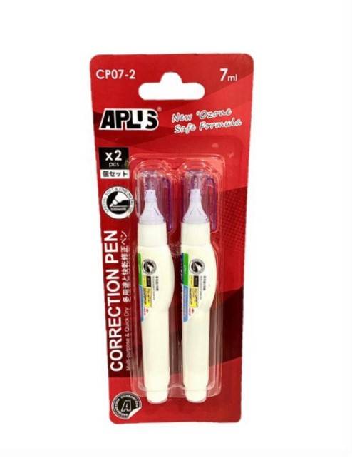 APLUS CP07-02 7ML CORRECTION PEN 1 X 2PCS