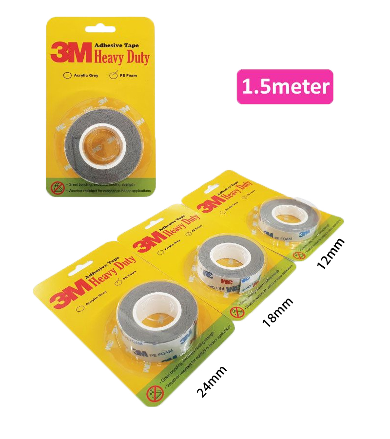 3M 4160/1815 PE FOAM TAPE - 18MM X 1.5M