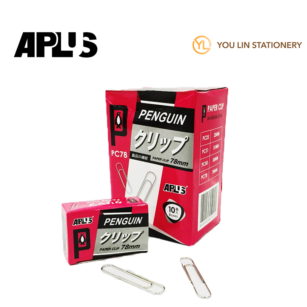 APLUS PC78 PENGUIN PAPER CLIP 78MM