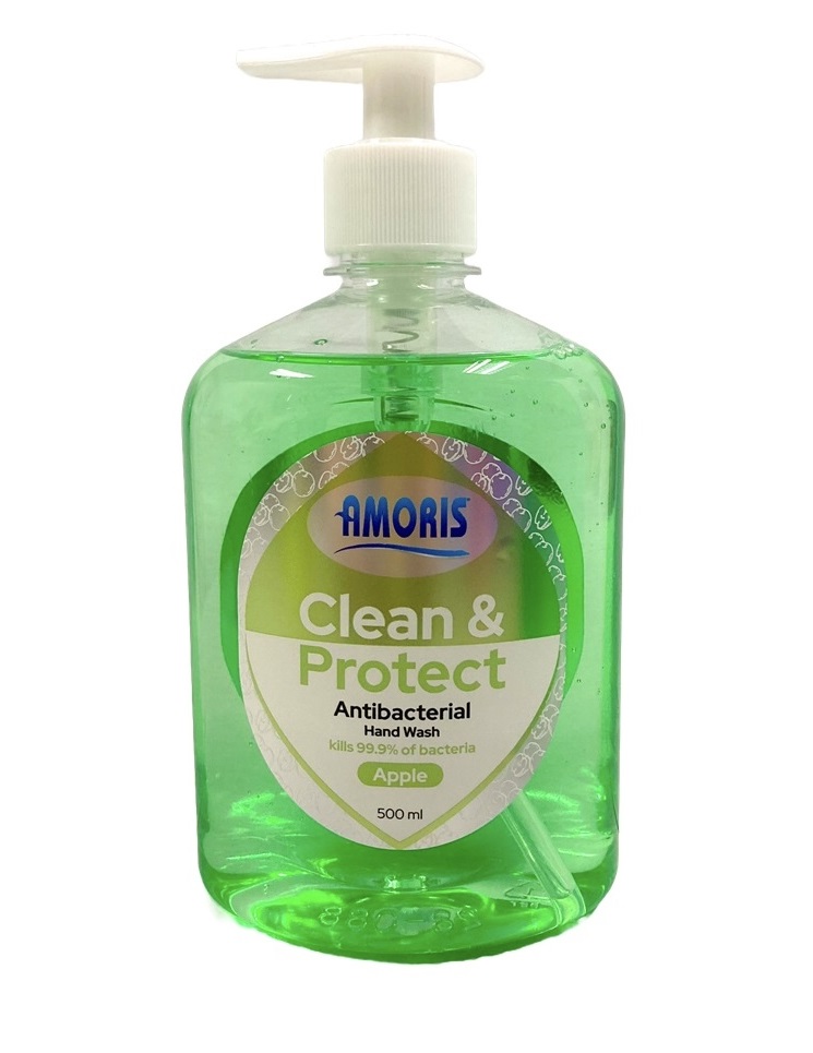 AMORIS CLEAN &amp; PROTECT HAND WASH 500ML - APPL