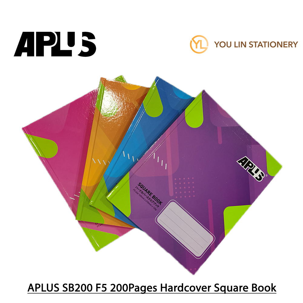 APLUS SB200 F5 200PGS HARDCOVER SQ BOOK
