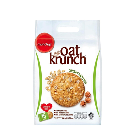 MUNCHY'S OAT KRUNCH - CHUNKY HAZELNUT 390G(15'S)