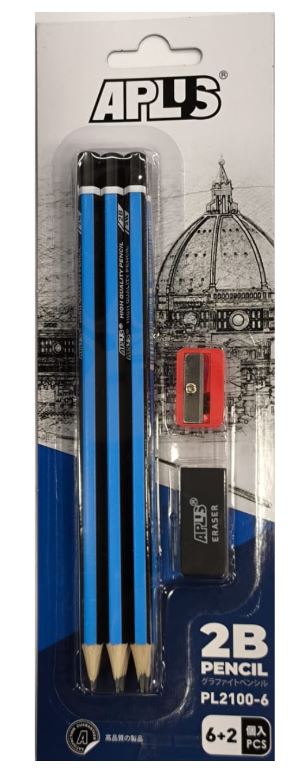 APLUS PL2100-6 2B PENCIL 6+2'S