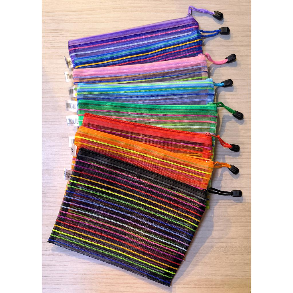 A5 RAINBOW ZIPPER BAG