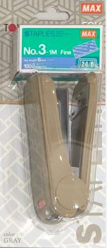 MAX HD-50K STAPLER - GRAY + STAPLES NO.3-1M