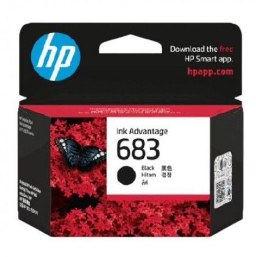 HP 7FP39ZA BLACK INK CARTRIDGE (683) 