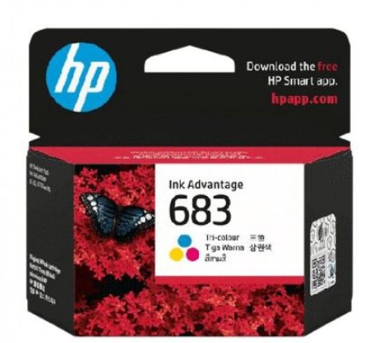 HP 7FP38ZA TRI-COLOR INK CARTRIDGE (683) 